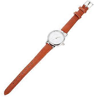 Little Cat Watch Women Watch for Leisure Brown PU Strap Quartz