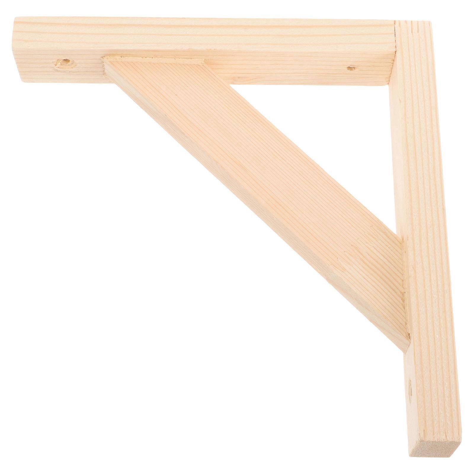 Wooden Floating Shelf Bracket Triangle Shelf Support Bracket 8Pcs