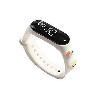 Montre numérique de sport pour enfants, montre électronique pour femmes et hommes, bracelet en silicone, montre-bracelet pour étudiants, montre étanche avec motif dessin animé