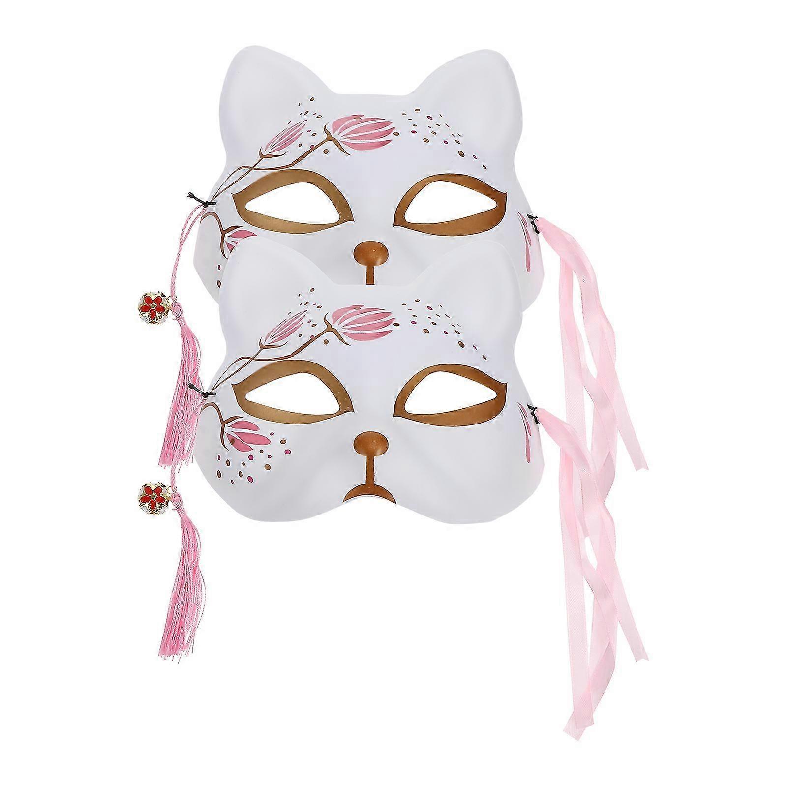 Halloween Party Creative Half Mask 8Pcs Set
