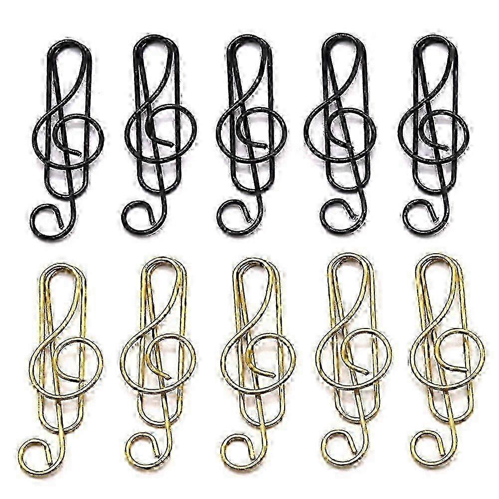 Metal Treble Clef Paper Clips