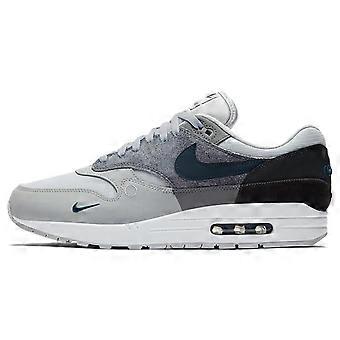 Nike Air Max 1 slijtvaste lage hardloopschoenen, unisex, grijs, wit, zwart, CV1639-001