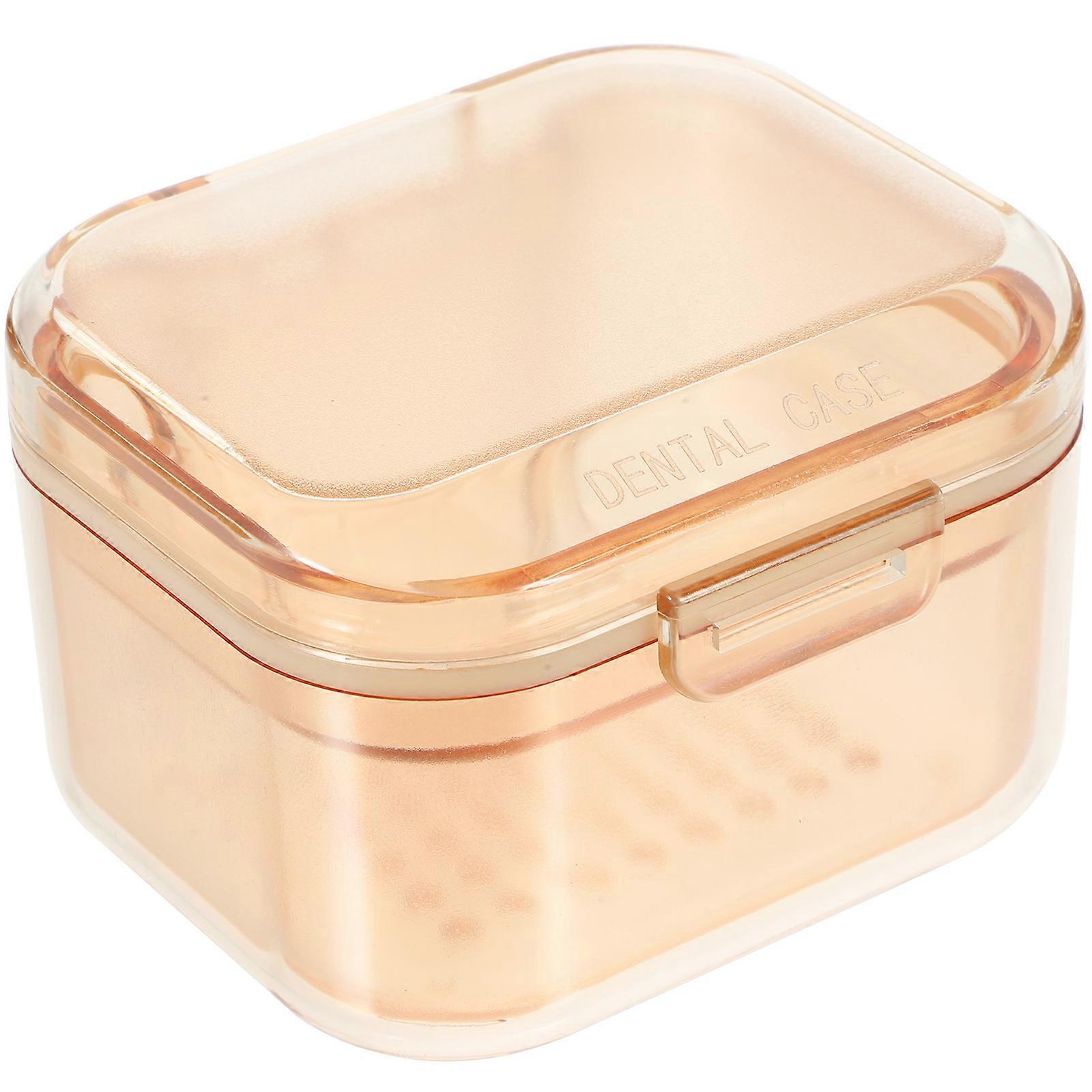 Transparent Denture Box for Holding 4Pcs Orthodontic Plastic Cases