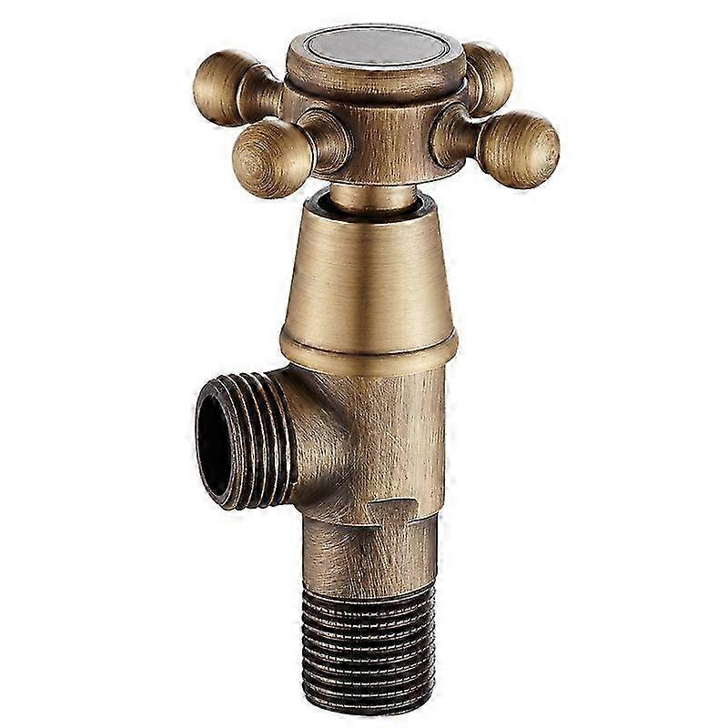 Angle valve for faucet interface (1 - copper color)