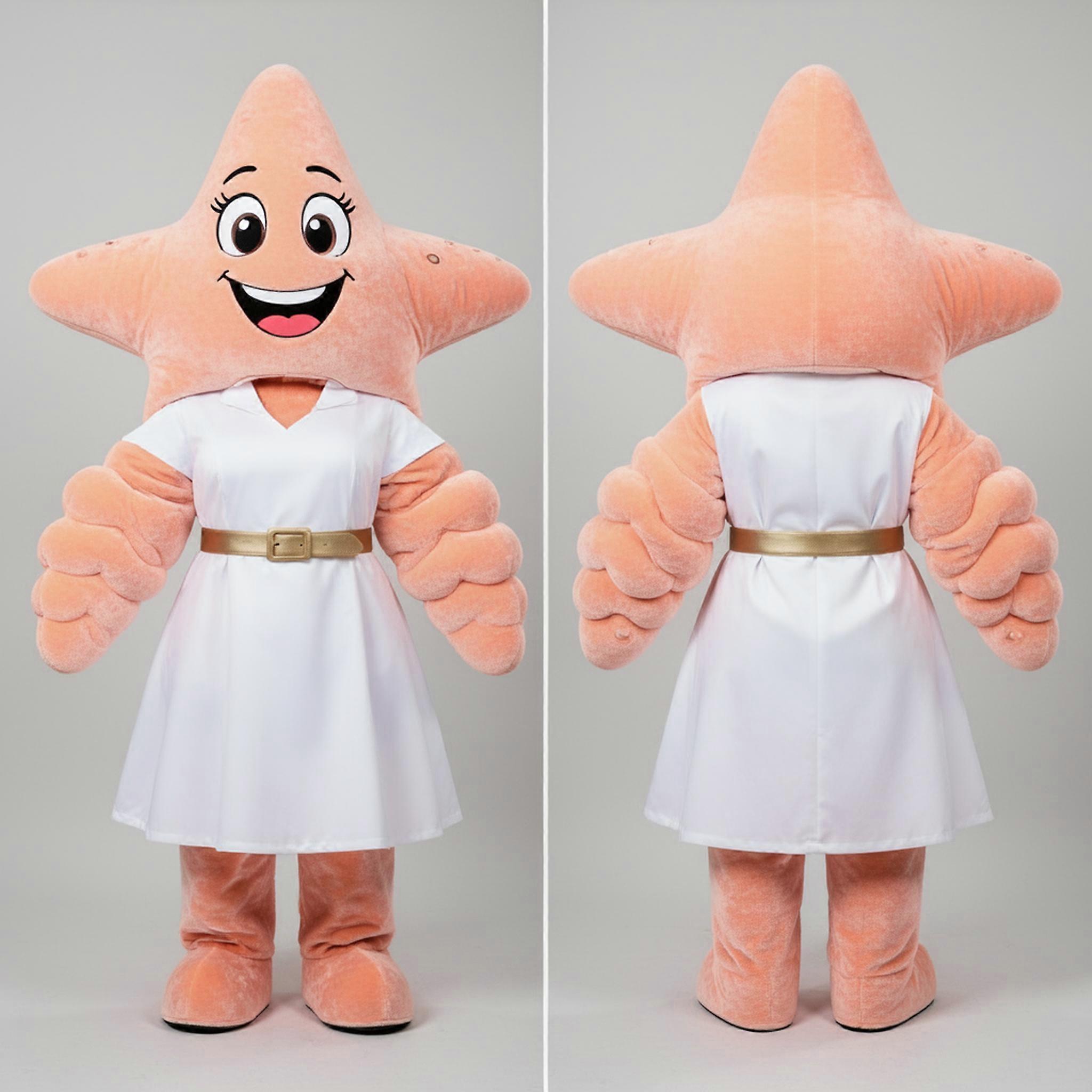 MASTICOT Peach Velvety Starfish Mascot