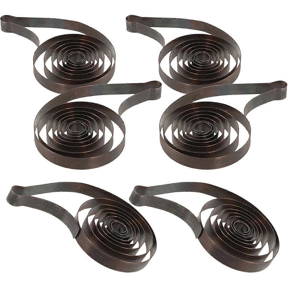 6Pcs Steel Clock Main Spring Replacement Kit for Vintage Clocks