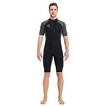 3mm Full Body Short Sleeve Wetsuit Snorkeling Surfing Sailing Jellyfish Protection Mens Thermal Dive Suit