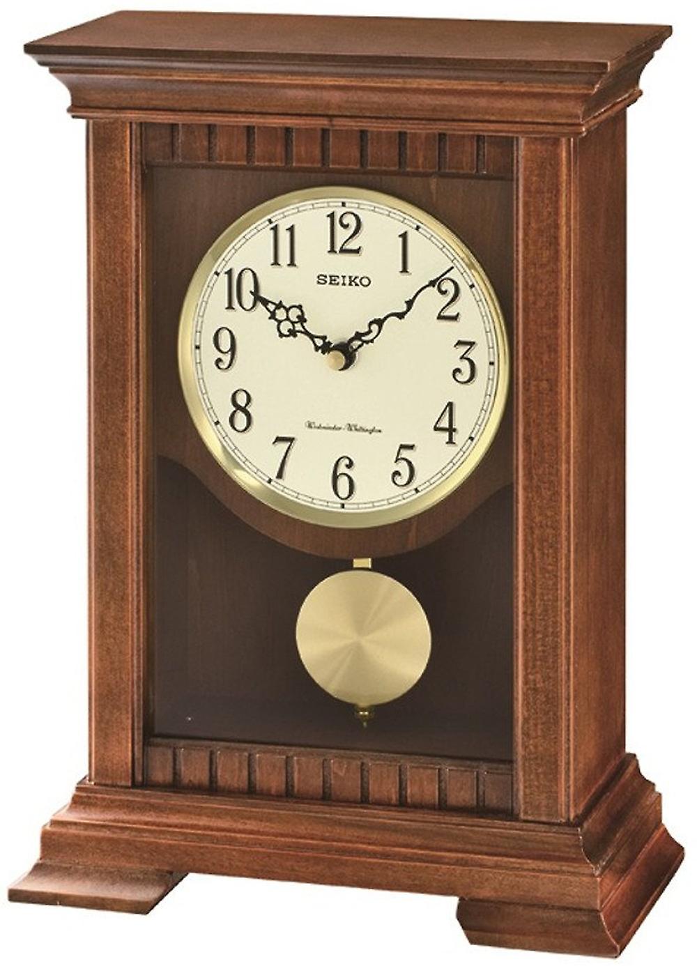 SEIKO CLOCKS RAILS Analog Quartz Alarm Clocks QXQ029B