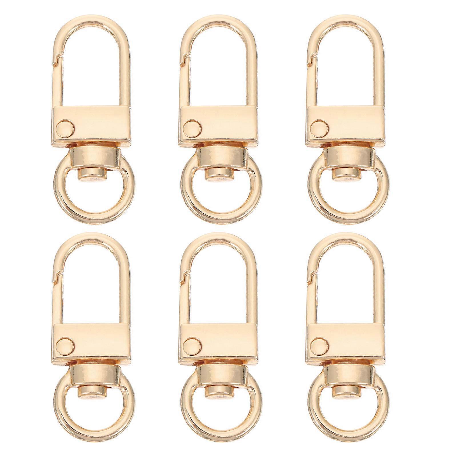 30Pcs Gold Zinc Snap Hooks