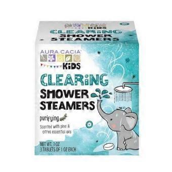 Aura Cacia Kids Clearing Shower Steamers, 3 Oz