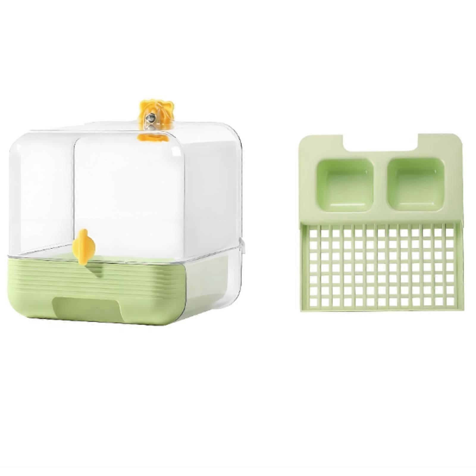 Parrot Bathing Tub Multi Function External Bird Bath Water-Resistant Parakeet