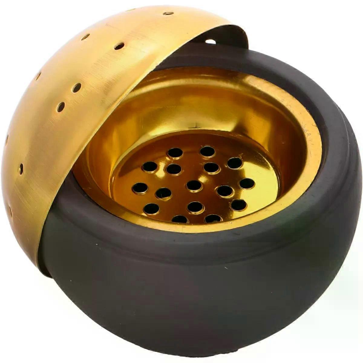 Cement Incense Holder, Handheld Spherical Aromatherapy Burner