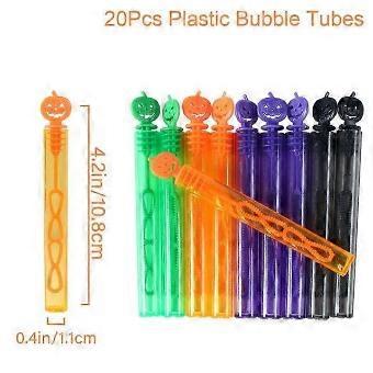 Pumpkin Bat Soap Bubble Tube Happy Party Decoration Kids Toys Ghost Festival Horror Party Supplies Holiday Party Decor Gift