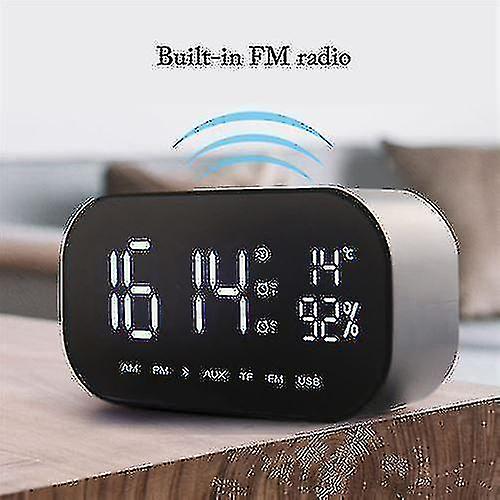 Bluetooth Alarm Clock Speaker Enclosure - Rose Gold