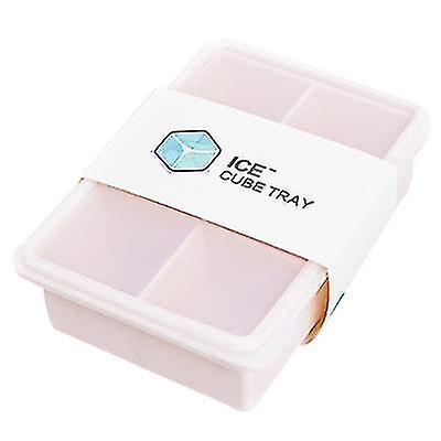 8 Grids Silicone Ice Cube Tray Tool With Lid