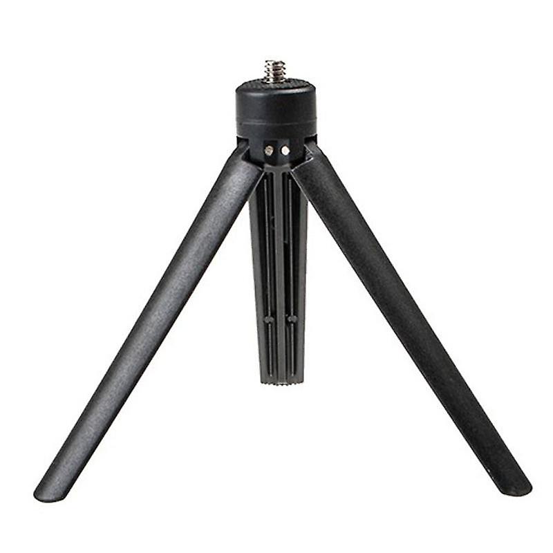 Universal Black Plastic Tripod Cell Phone Camera Rotation Desktop Base Support
