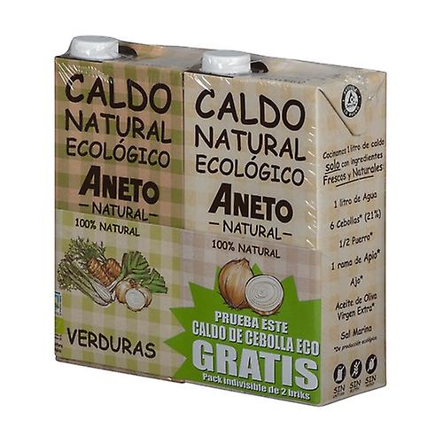Pack of Eco vegetable broth + Eco onion broth 2 units of 1L