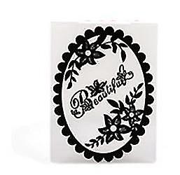 56040 Plastic Embossing Folder Transparent Template Photo Album Fondant Decoration