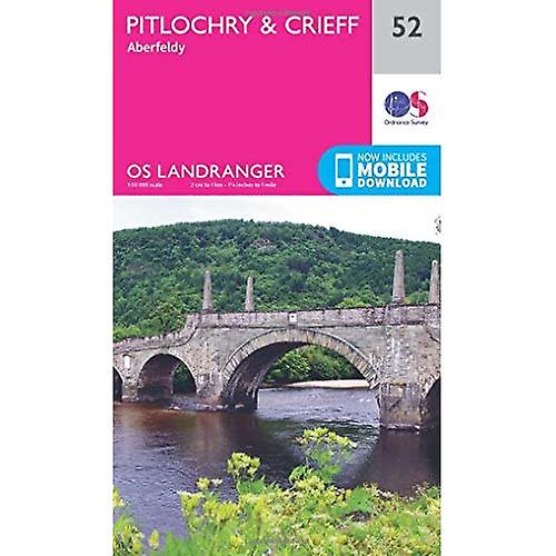 Landranger (52) Pitlochry & Crieff (OS Landranger Map)