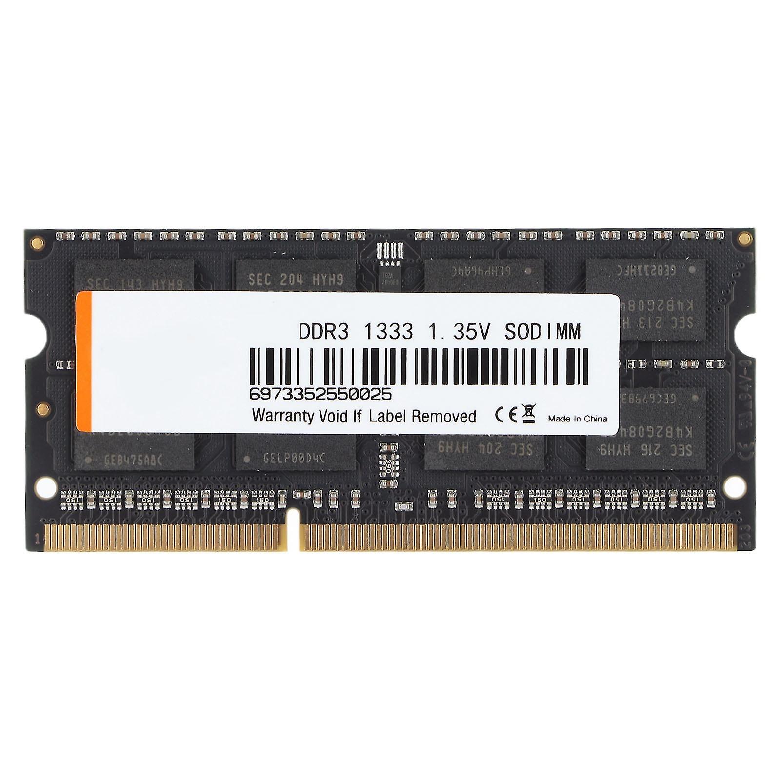 Memory Module Ddr3 High Efficiency Corrosion Resistance Stability Performance Notebook Memory1600mhz 8gb