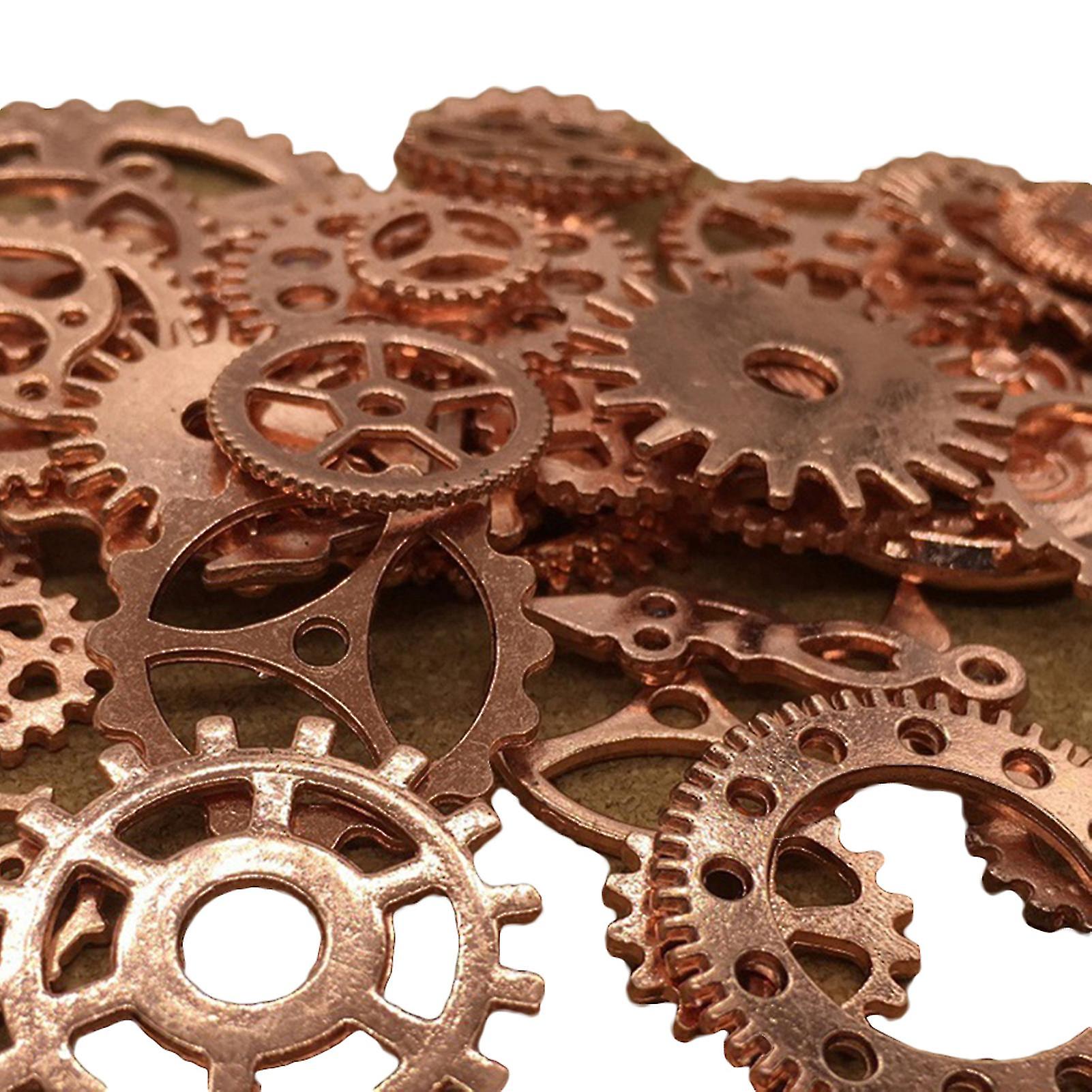 100g Vintage Cogs Bijoux Fabrication Diy Alliage Steampunk Gear Pendentif Artisanat Art