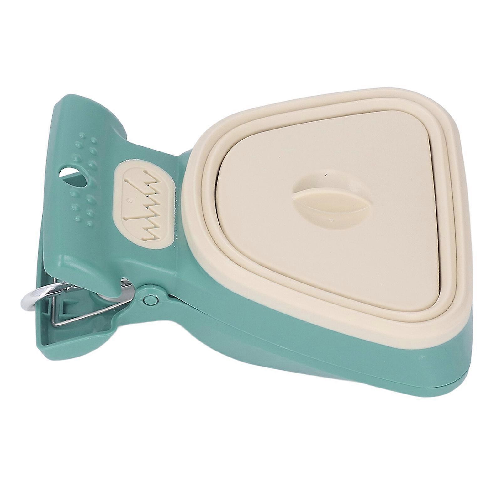 Dog Pooper Scooper Portable Poop Scooper Handheld Size Pup Poop Scoop With Garbage Bag Mustard Green 