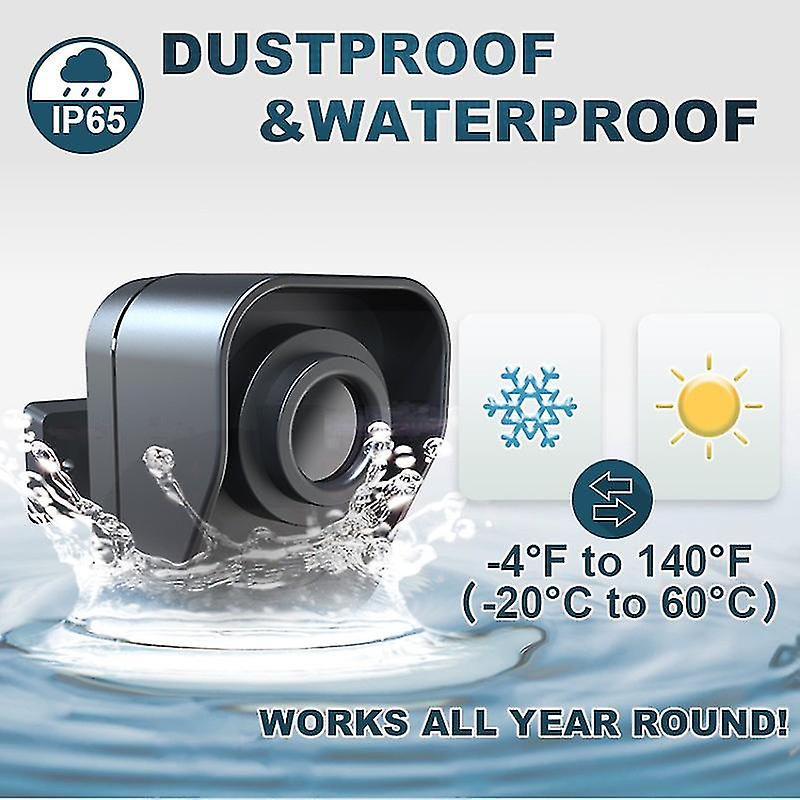 Wireless Driveway Alarm With 600ft Long Range Motion Detector & Outdoor Sensor