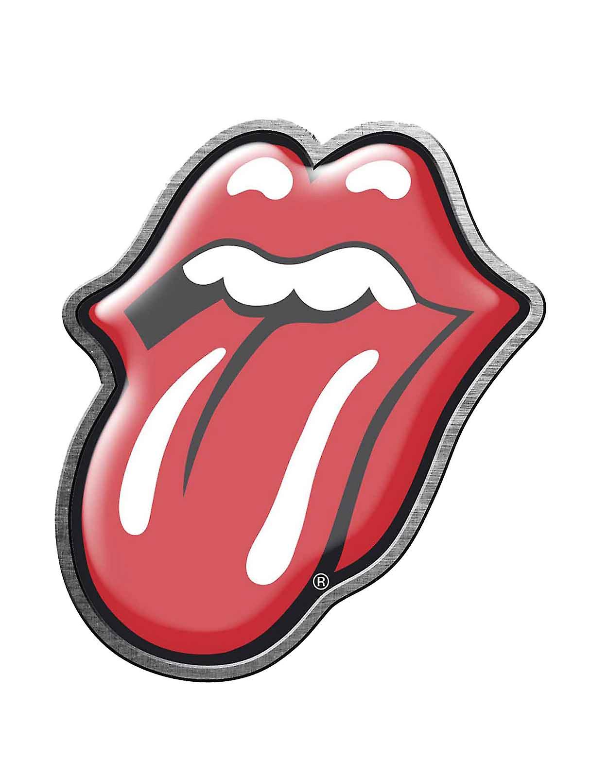 The Rolling Stones Classic Tongue Band Logo Pin Badge