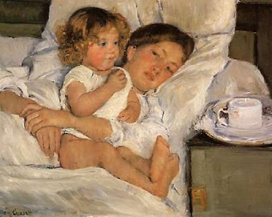 Breakfast In Bed 1897 Poster