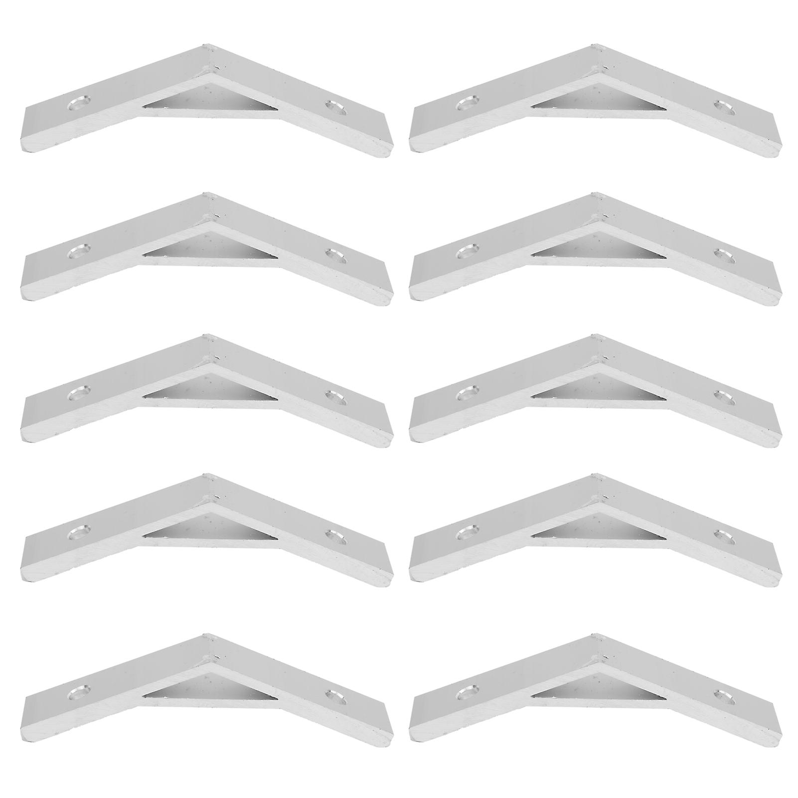 Lot de 10 équerres d'angle en alliage d'aluminium à 135 degrés, connecteur de support, 2020