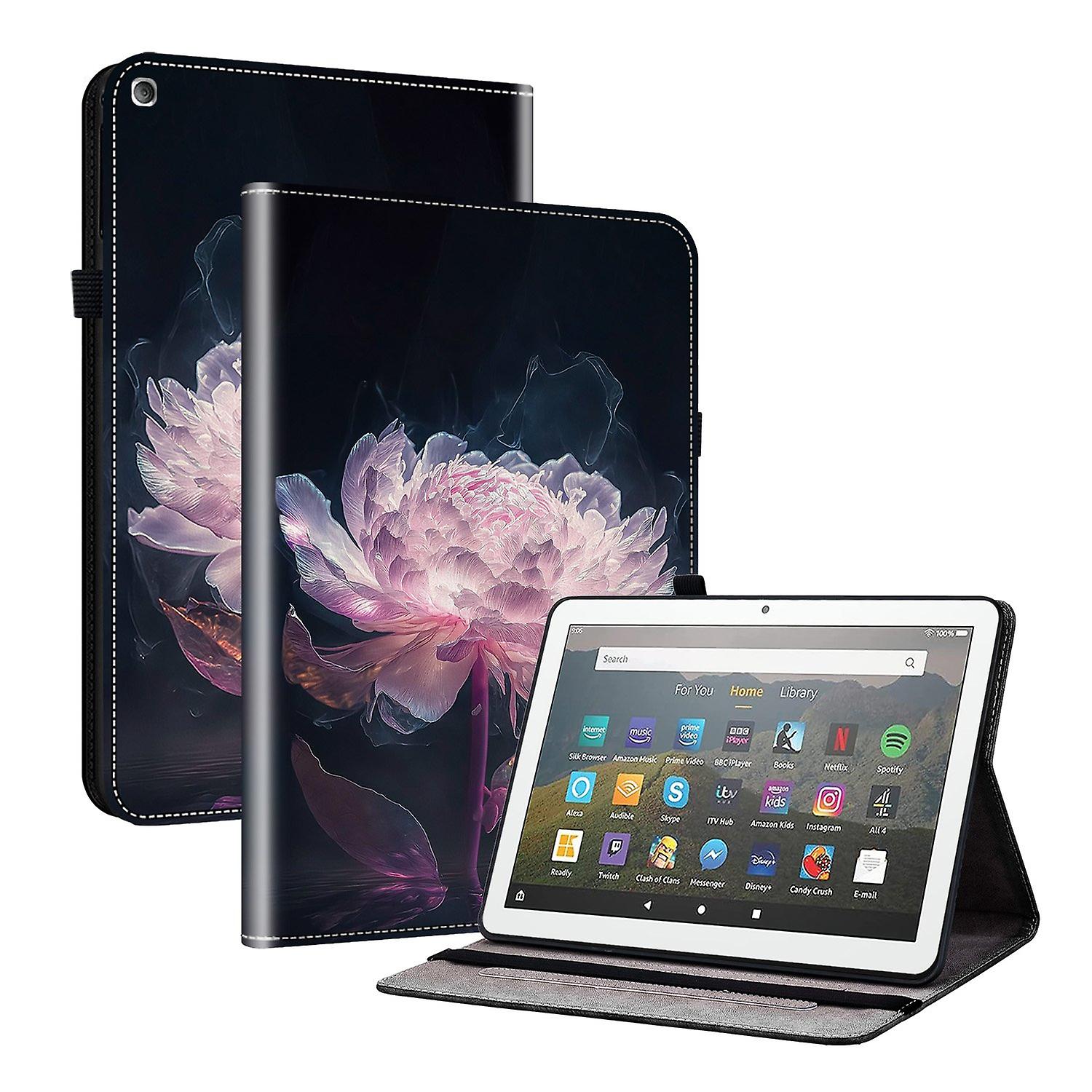 Βαμμένη δερμάτινη θήκη για Amazon Fire HD8 2015-2018