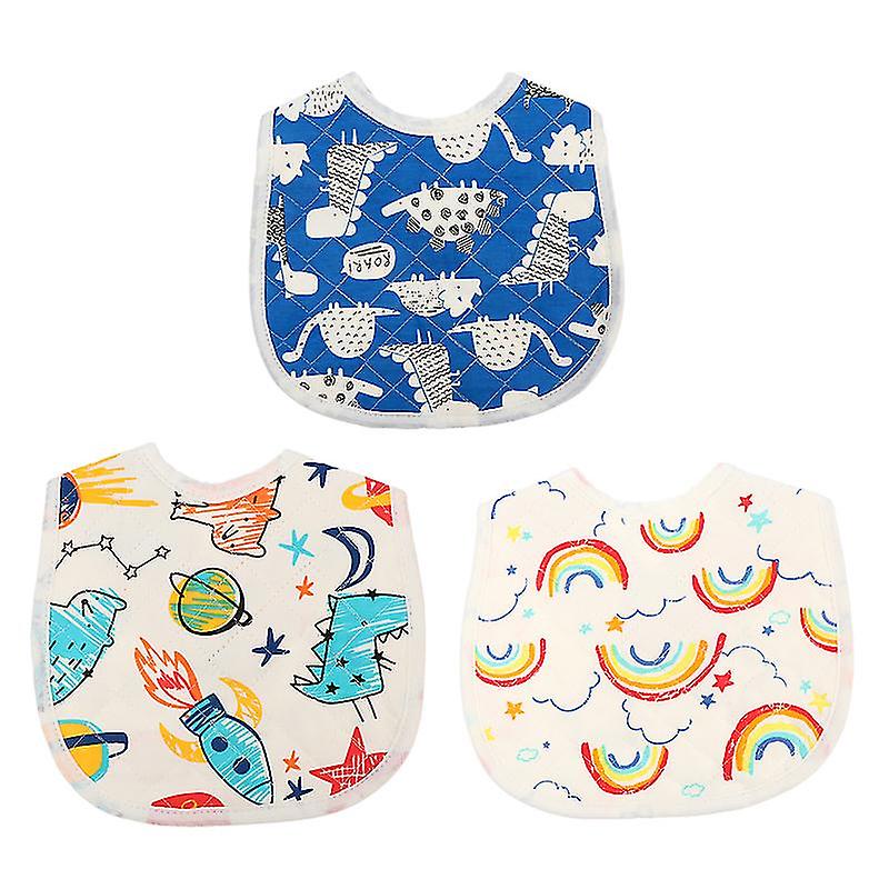 3pcs Infant Drool Bibs