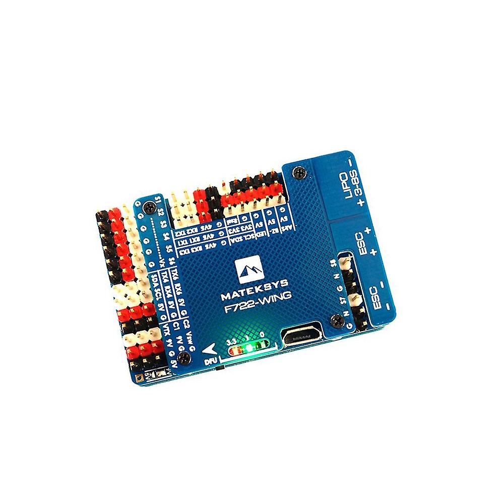 Matek Systems F722-WING STM32F722RET6 lennonohjaimen sisäänrakennettu OSD RC-lentokoneen kiinteälle siivelle