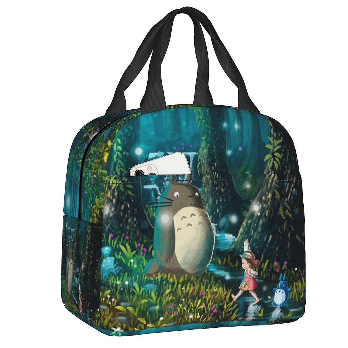 Studio Ghibli Totoro Αιθάλη Sprites Lunch Bag Γυναίκες Cooler Thermal Insulated Spirited Away Anime Lunch Box Για Παιδιά Σχολείο