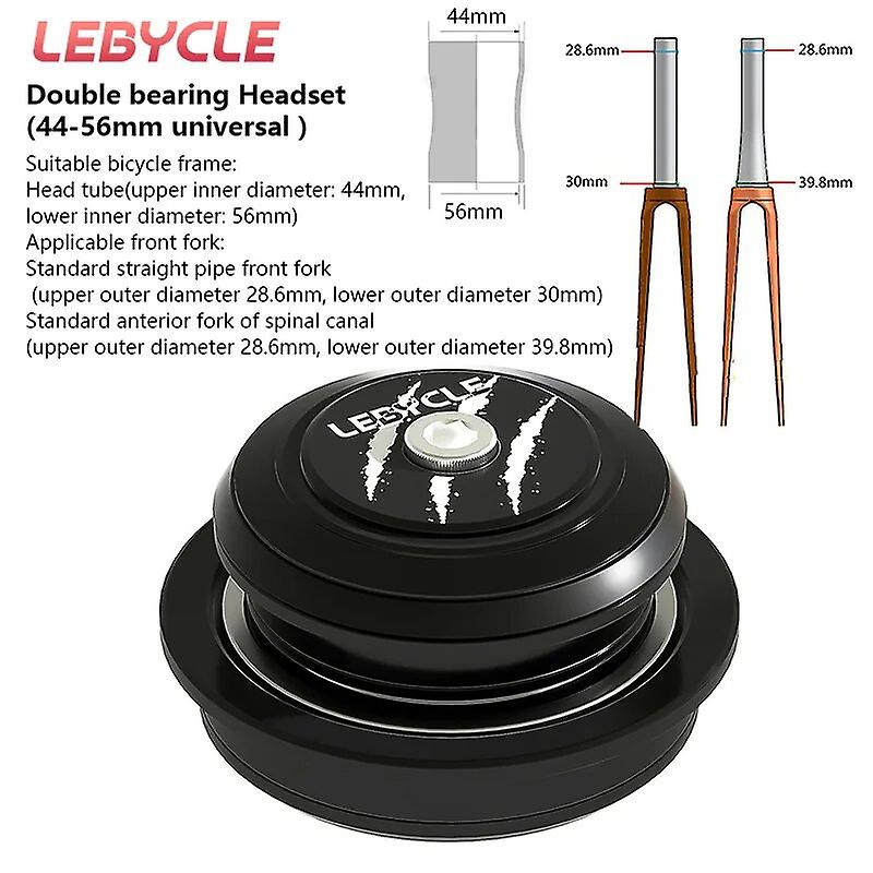 Lebycle دراجة سماعة تحمل مستقيم مخروط شوكة رئيس أنبوب لدراجة الطريق الجبلية نماذج مختلفة