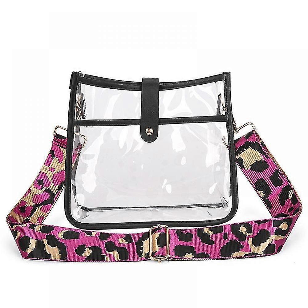 Women Mini Transparent Pvc Plastic Crossbody Durable