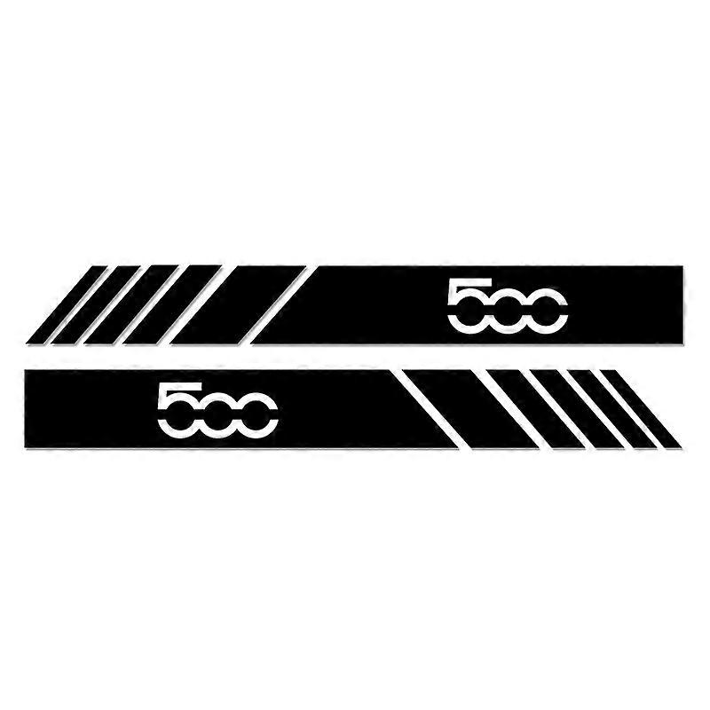 20*2cm Car Rearview Mirror Side Decal Stripe Sticker Vehicle Body Accessories for fiat 500 500s 500x 500l Car stickers styling