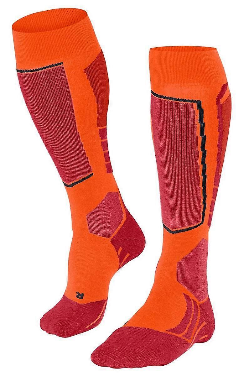 Falke SK2 Intermediate Skiing Knee-High Socks - Flash Orange