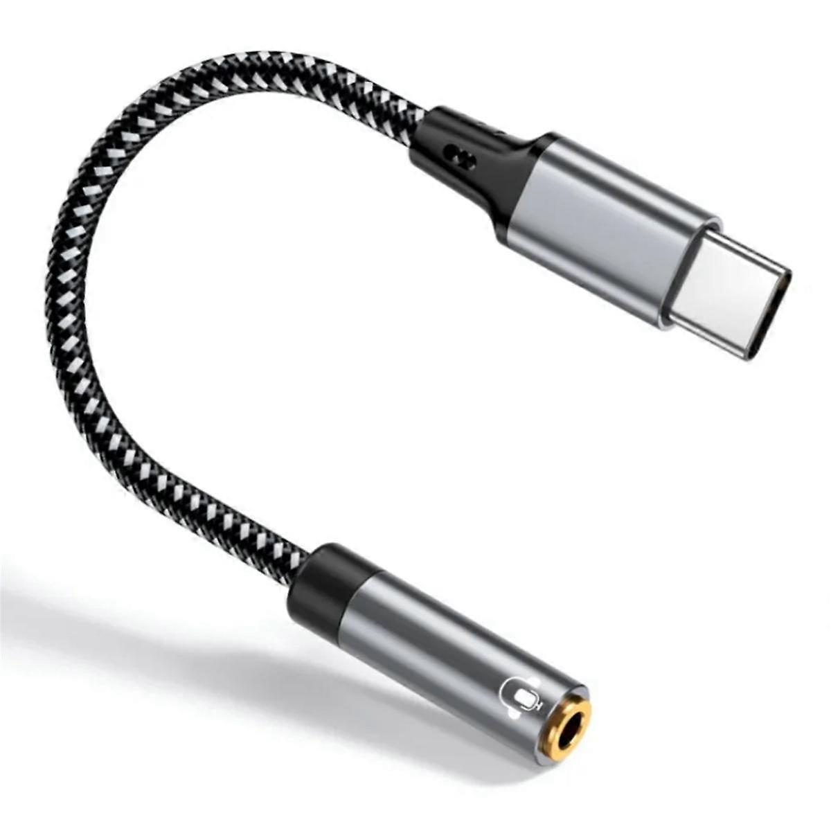 USB C to 3.5 mm Audio Cable Adapter Type C to 3.5mm Jack Headphone Adapter for Galaxy