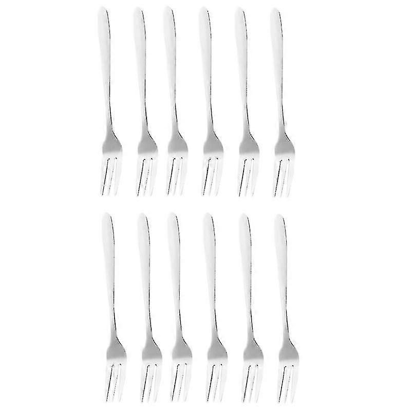 12pcs Kitchen Tableware, Stainless Steel Forks