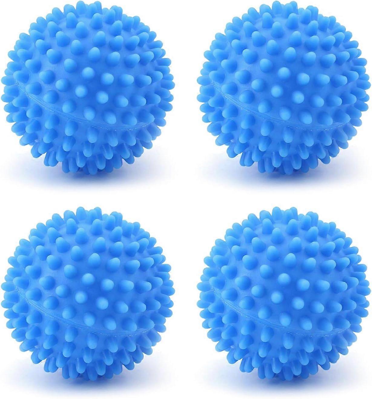 4 Pack Reusable Tumble Dryer Balls, Washing Machine Softener Balls