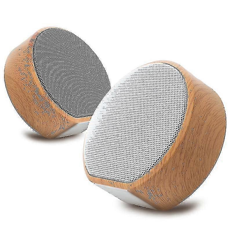 Wood Grain Wireless Bluetooth Speaker Portable Mini Subwoofer Stereo Loudspeaker