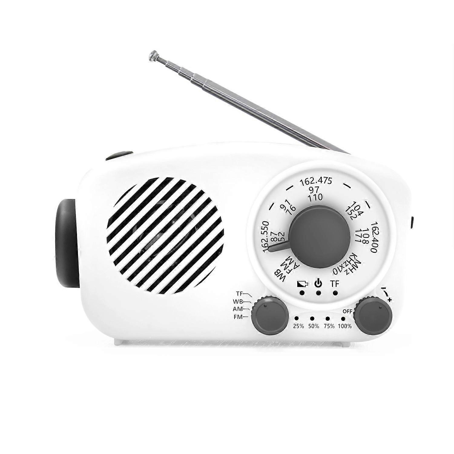 Multifunctional mini radio solar charging radio with hand-cranked power generation function/USB