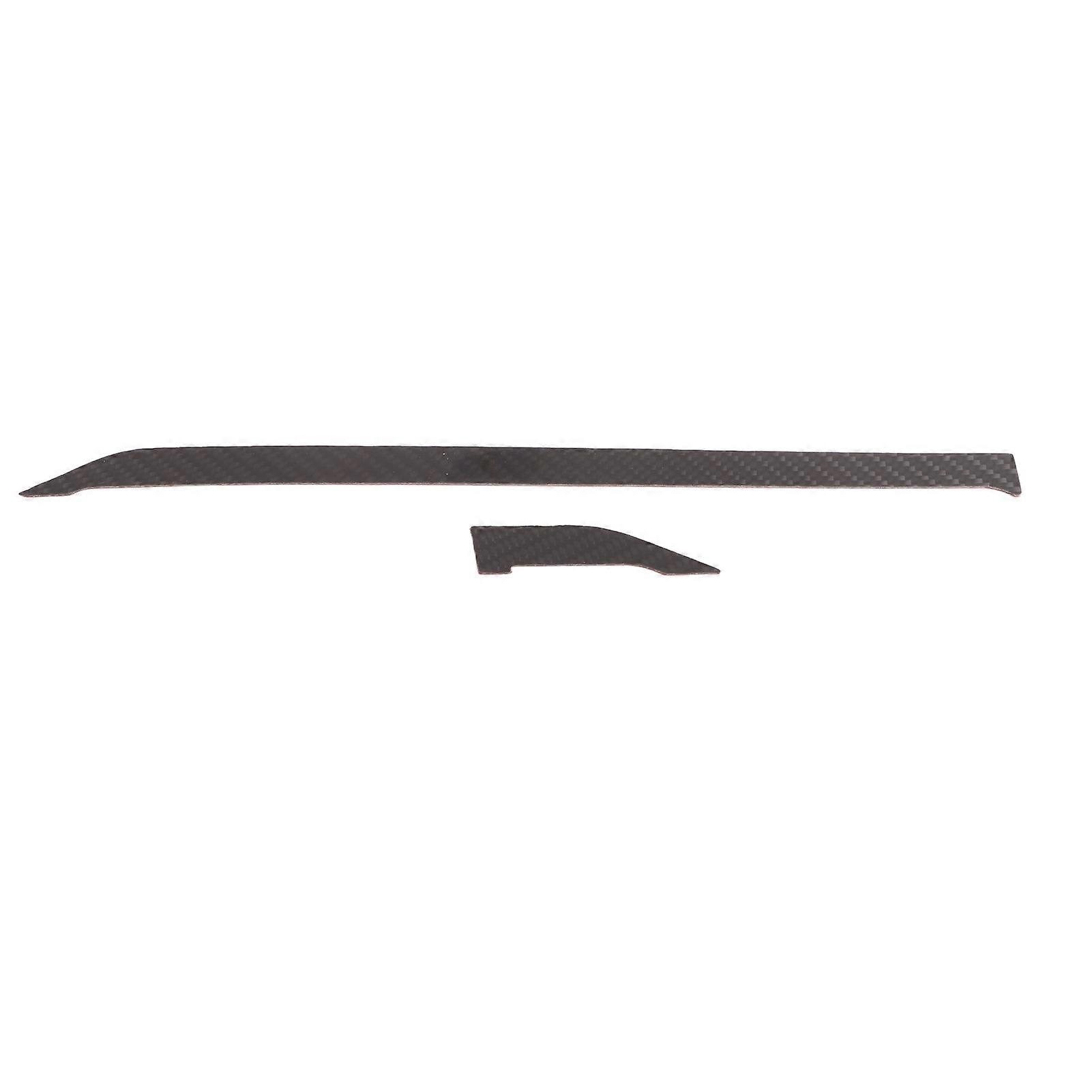 2PCS UTV Center Console Trim Carbon Fiber Smooth Surface Replacement For Polaris RZR PRO XP 2021+