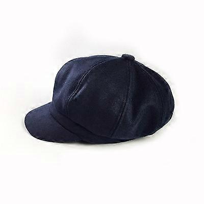 Wool Octagonal Hat Versatile Fashion Warm Cap