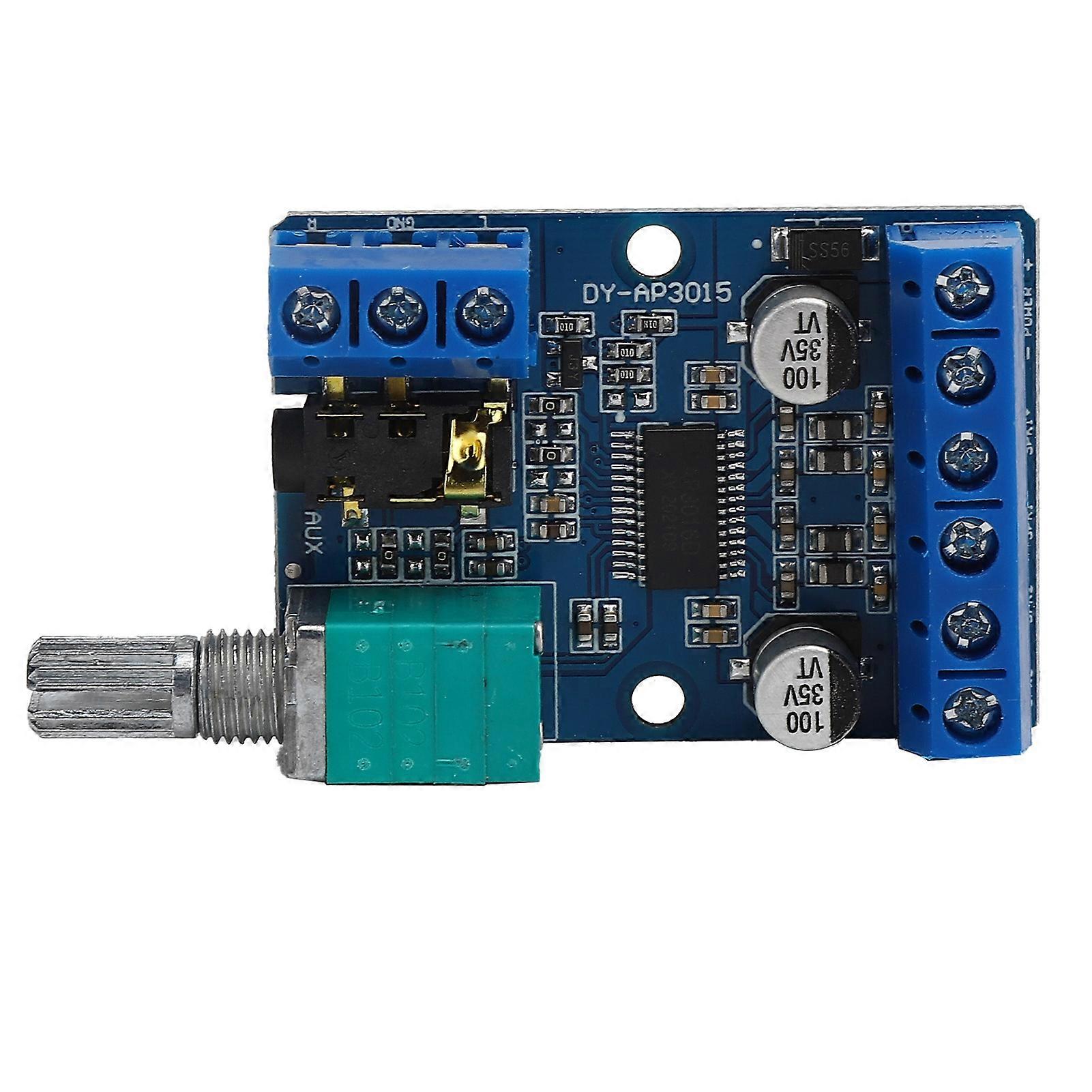 30wx2 Digital Power Amplifier Board 12v/24v Powered Diy Stereo Amplification Module