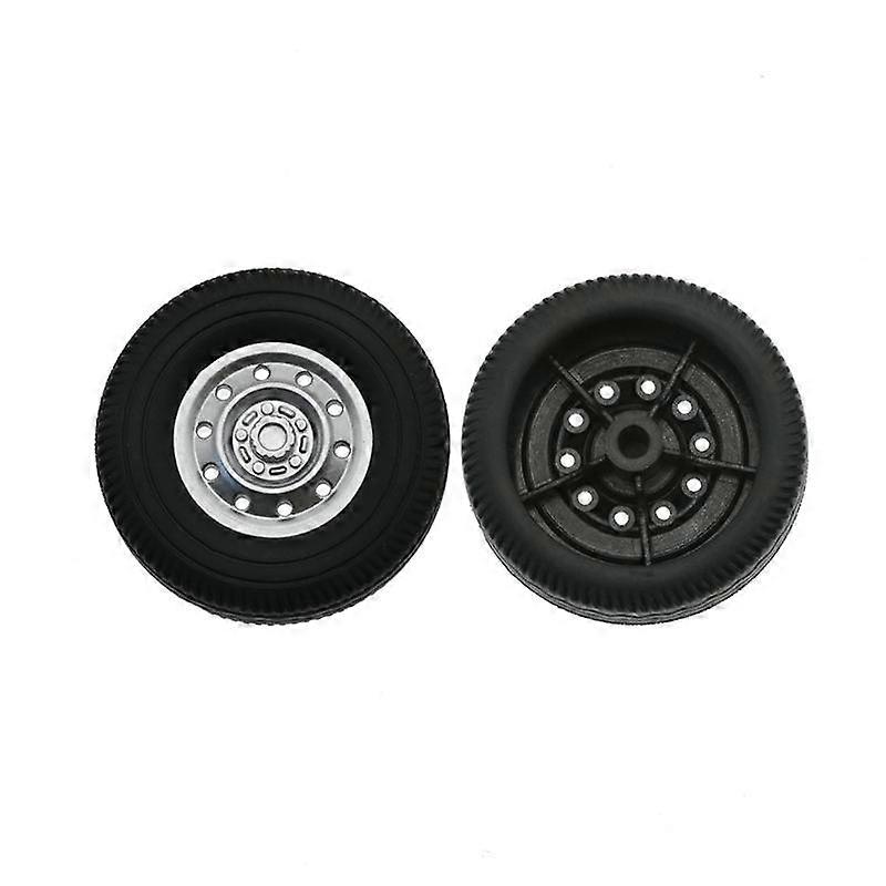 Set De 4 Pneus + Roues En Caoutchouc Pour Camion RC WPL 1:16 – Neuf Sous Blister