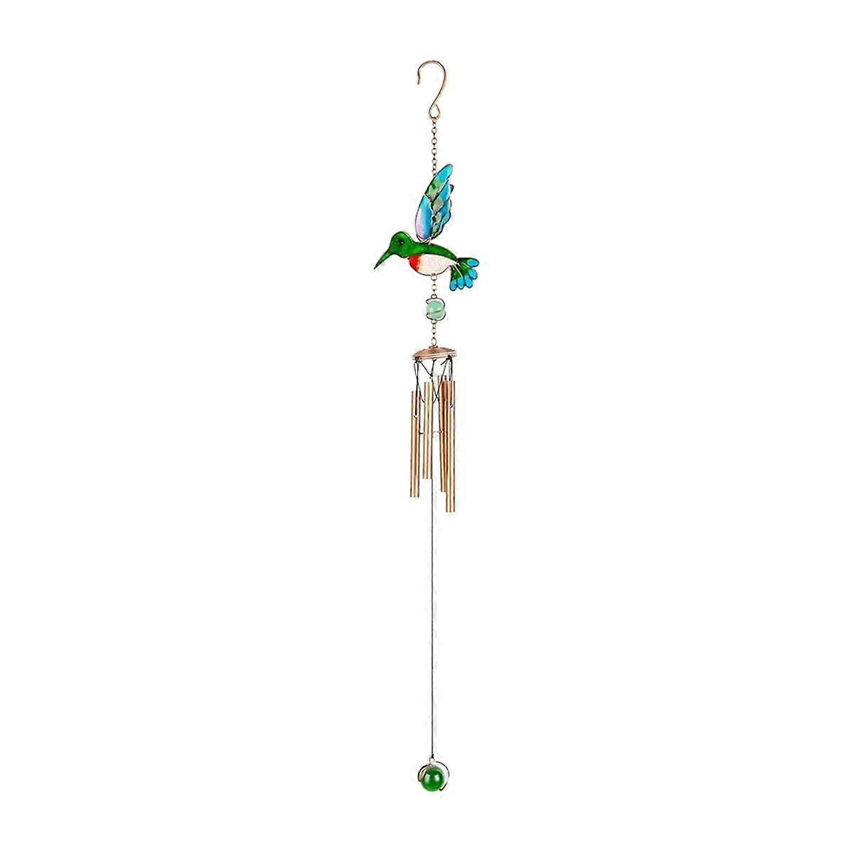 Wind Chimes,Bird Wind Chimes for Outside,Patio Decor,Large Metal Wind Chimes,Suitable for Outdoor,Green