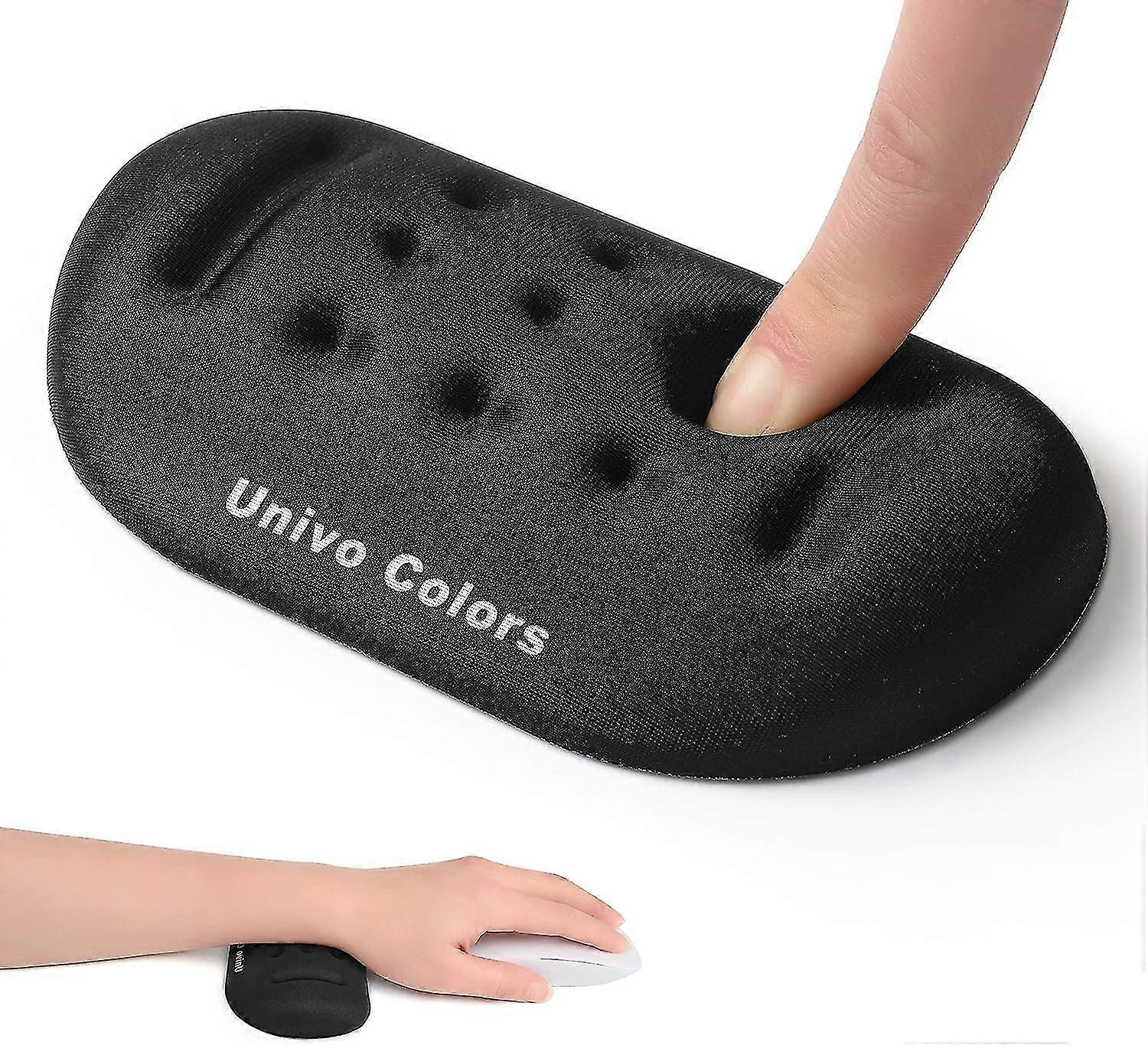 Superfine Memory Foam Keyboard Mouse Wrist Rest, Memory Foam Wrist Cushion Support Easy Typing & Pain Relief For Office