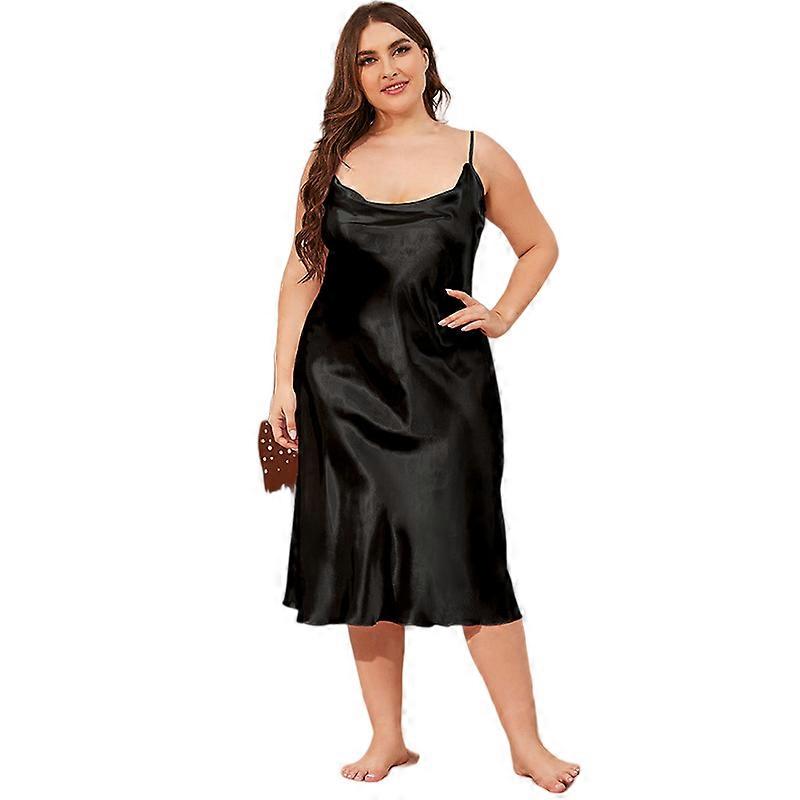 INF Kvinnor Sling Nattlinne Sovklänning Pyjamas